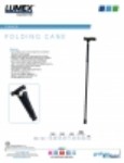 Product Sheet - Folding Cane